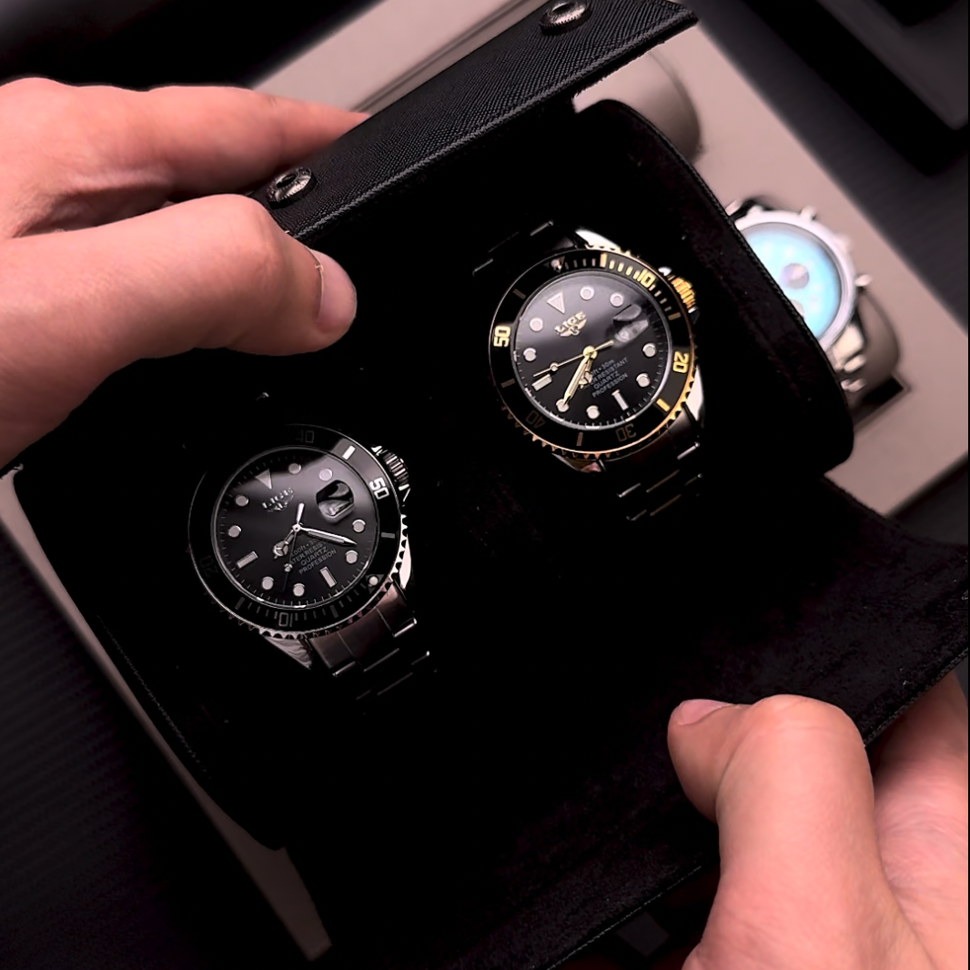 Leather Watch Roll