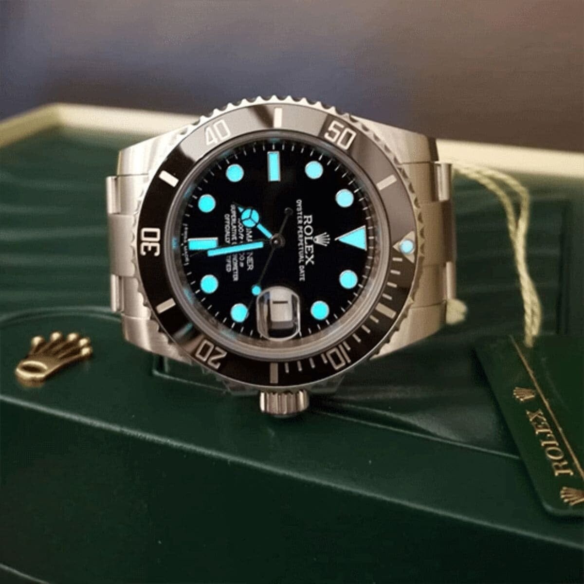 RLX Submariner Date 116610LN "Black Ceramic" Men's Wristwatch
