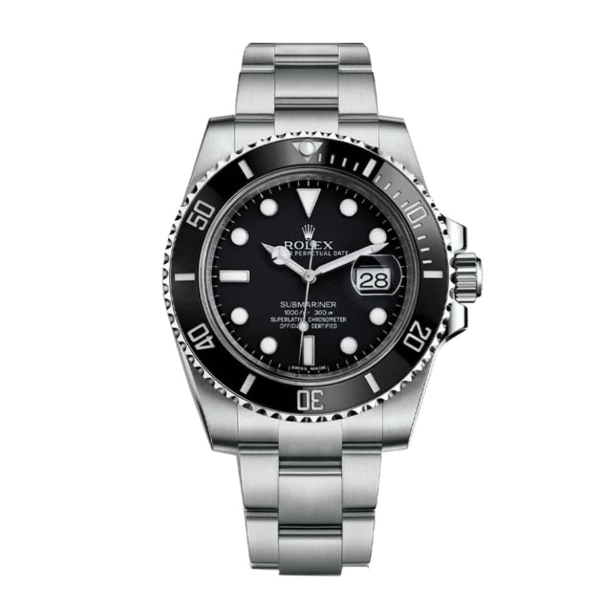 RLX Submariner Date 116610LN "Black Ceramic" Men's Wristwatch