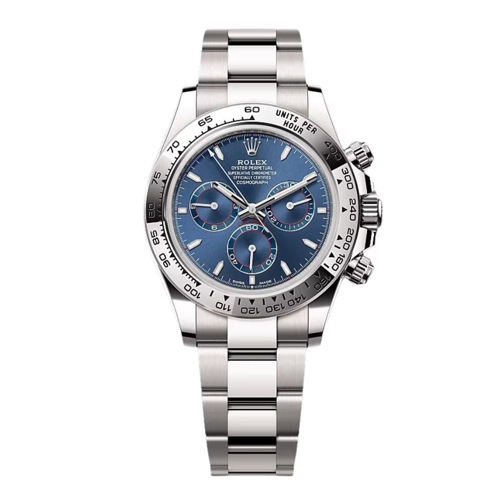 RLX Daytona 126509 White Gold with Blue Dial