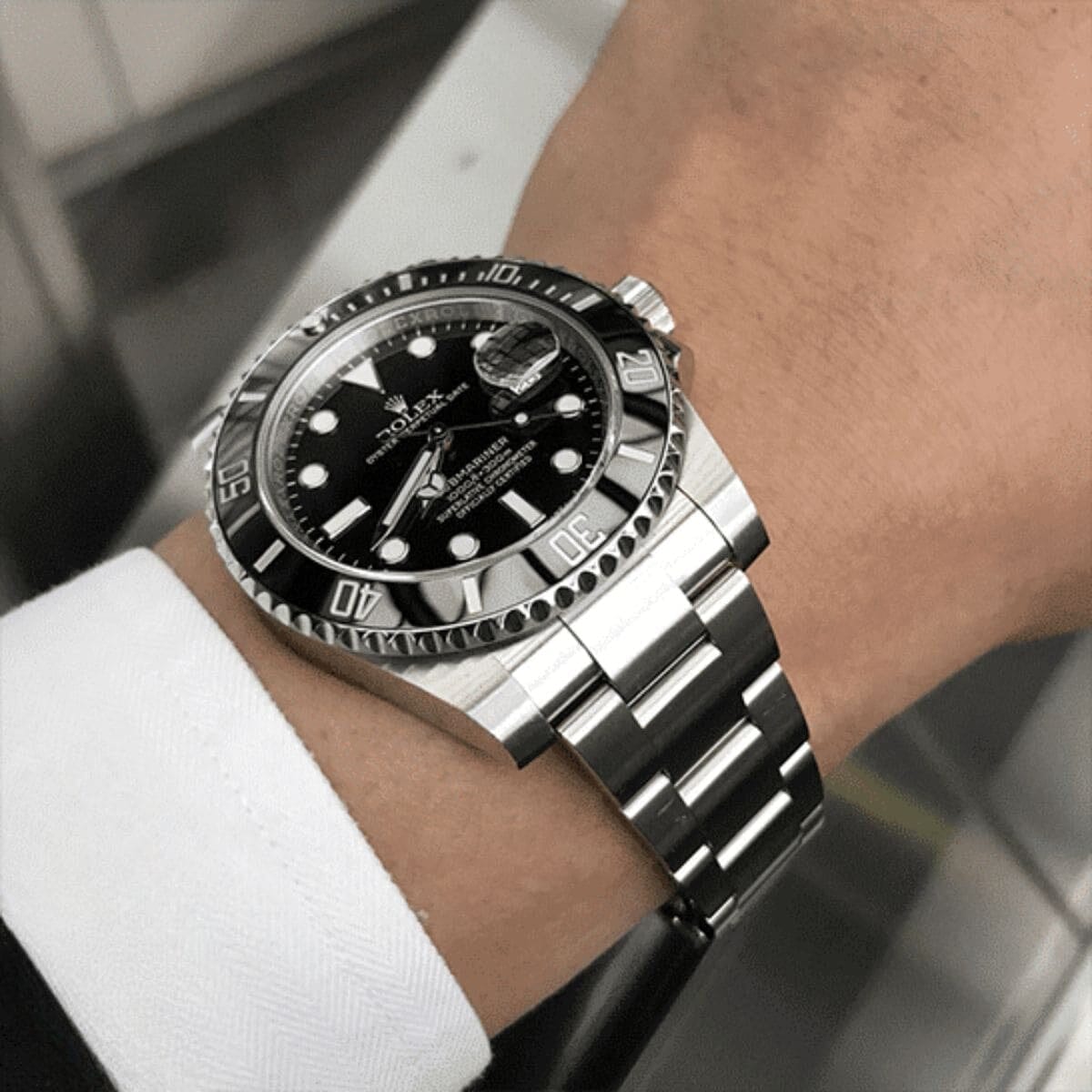 RLX Submariner Date 116610LN "Black Ceramic" Men's Wristwatch