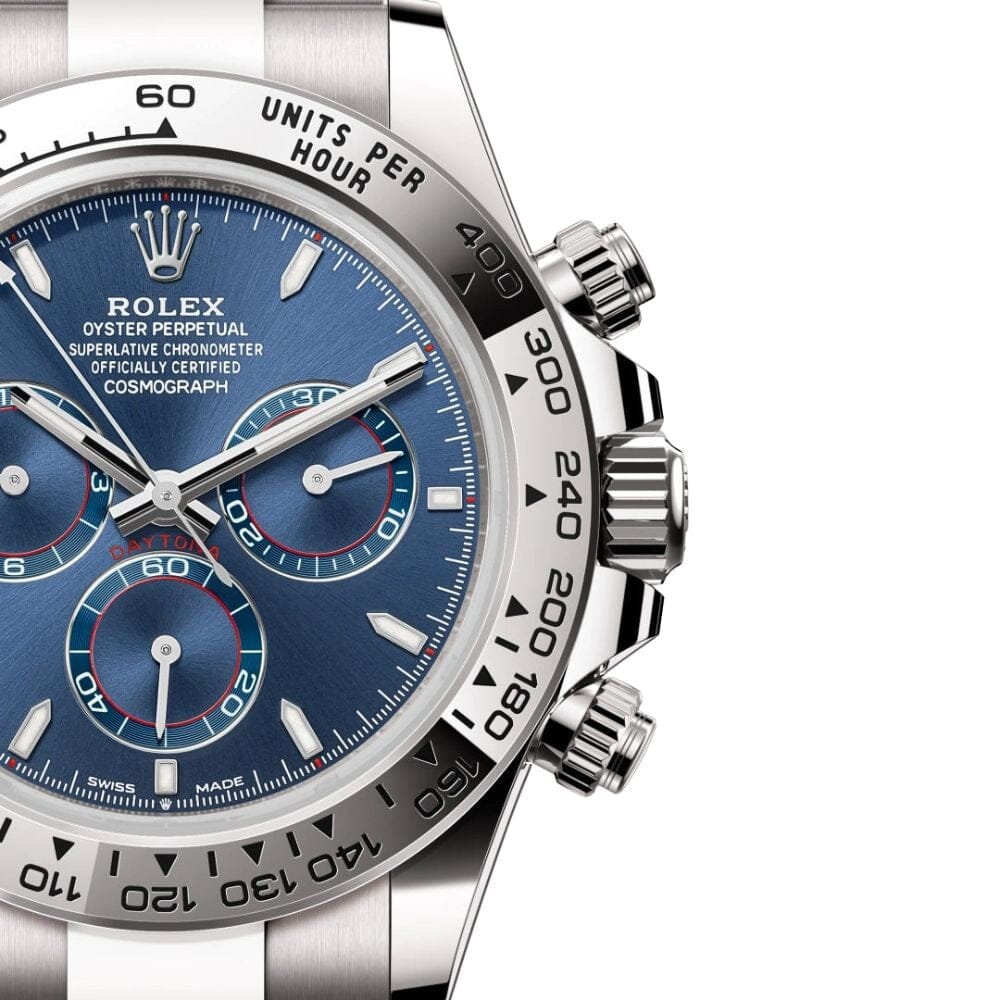 RLX Daytona 126509 White Gold with Blue Dial