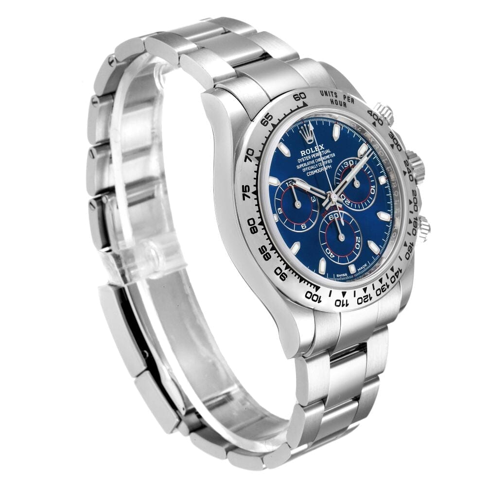 RLX Daytona 126509 White Gold with Blue Dial