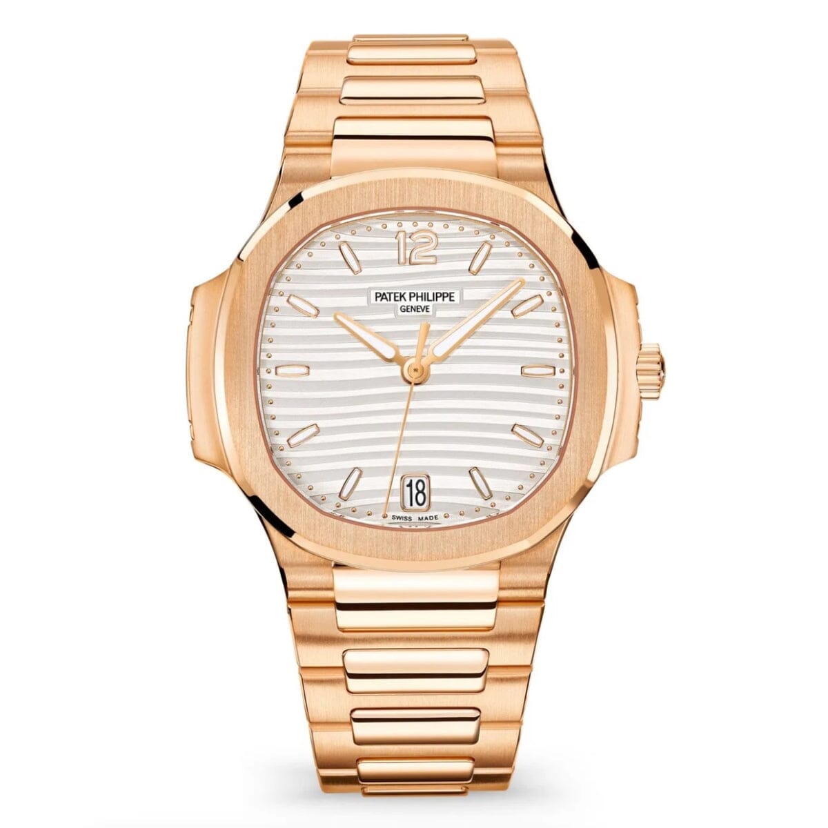 PTK P. Annual Calendar Moon Phase 5396R-011 Rose Gold White Dial